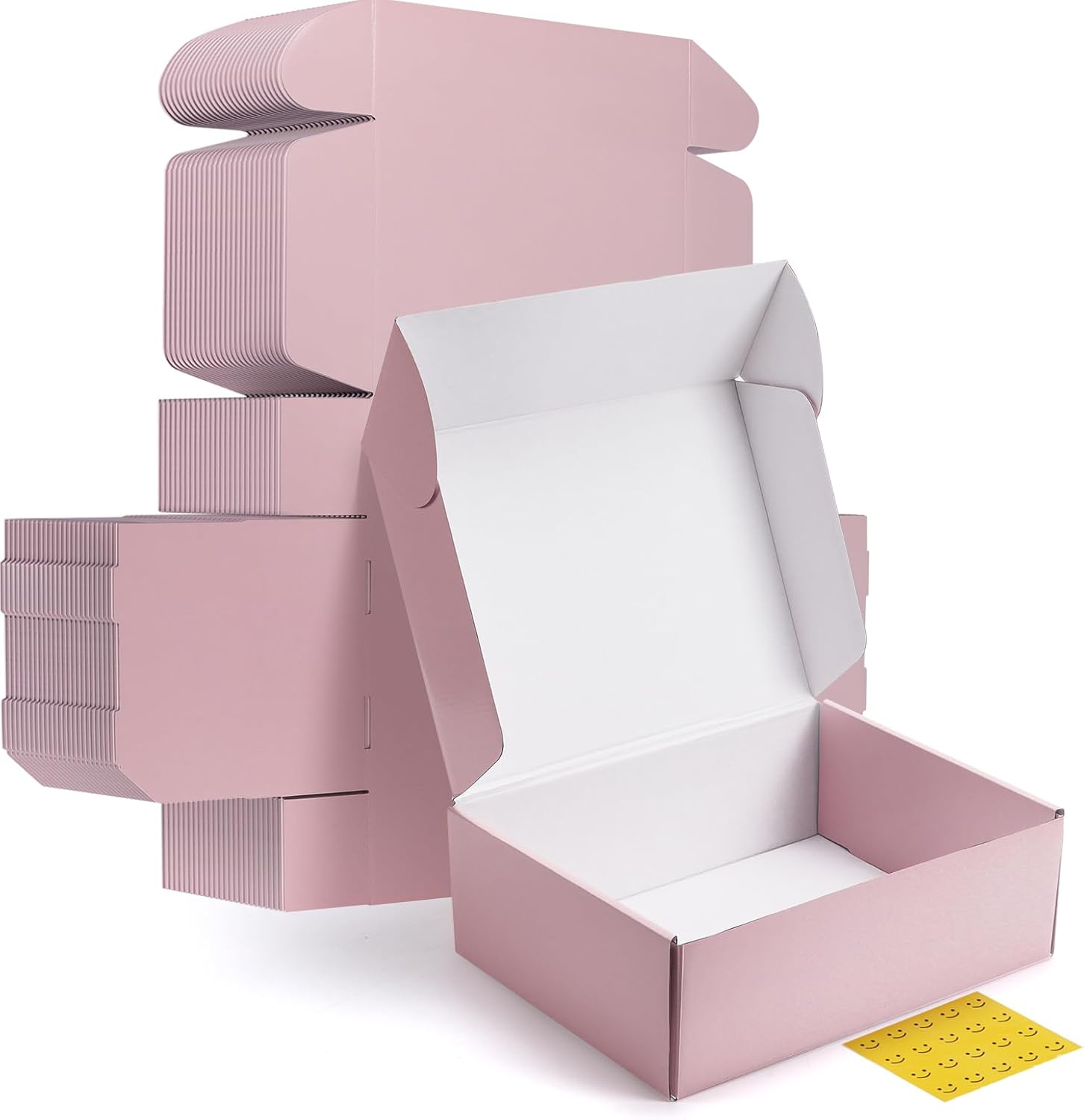 Pink Medium Shipping Boxes Set of 20 for Gift and Storage
