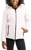Reebok Girls Winter Jacket - Lightweight Quilted Puffer Parka