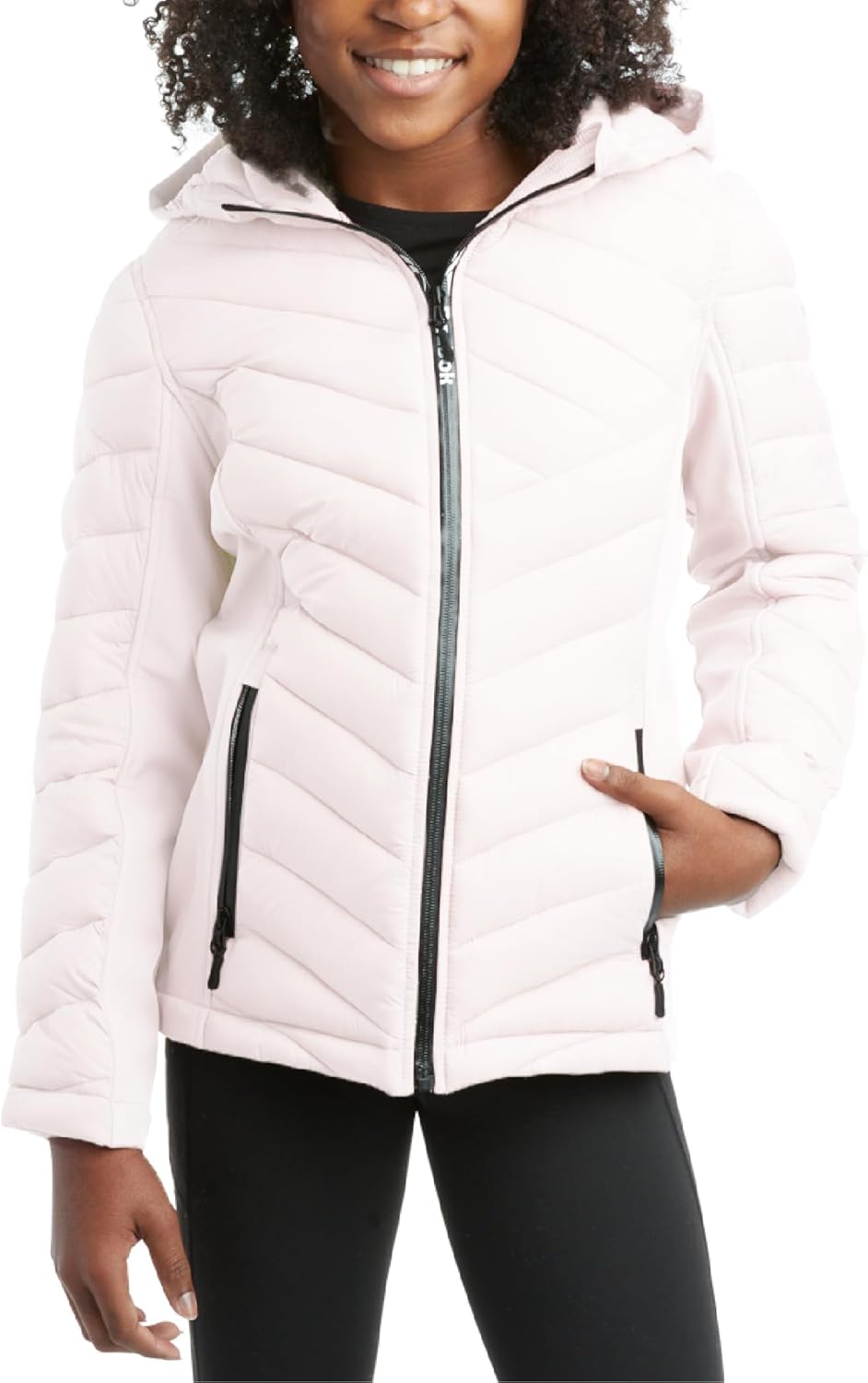Reebok Girls Winter Jacket - Lightweight Warm Puffer Parka