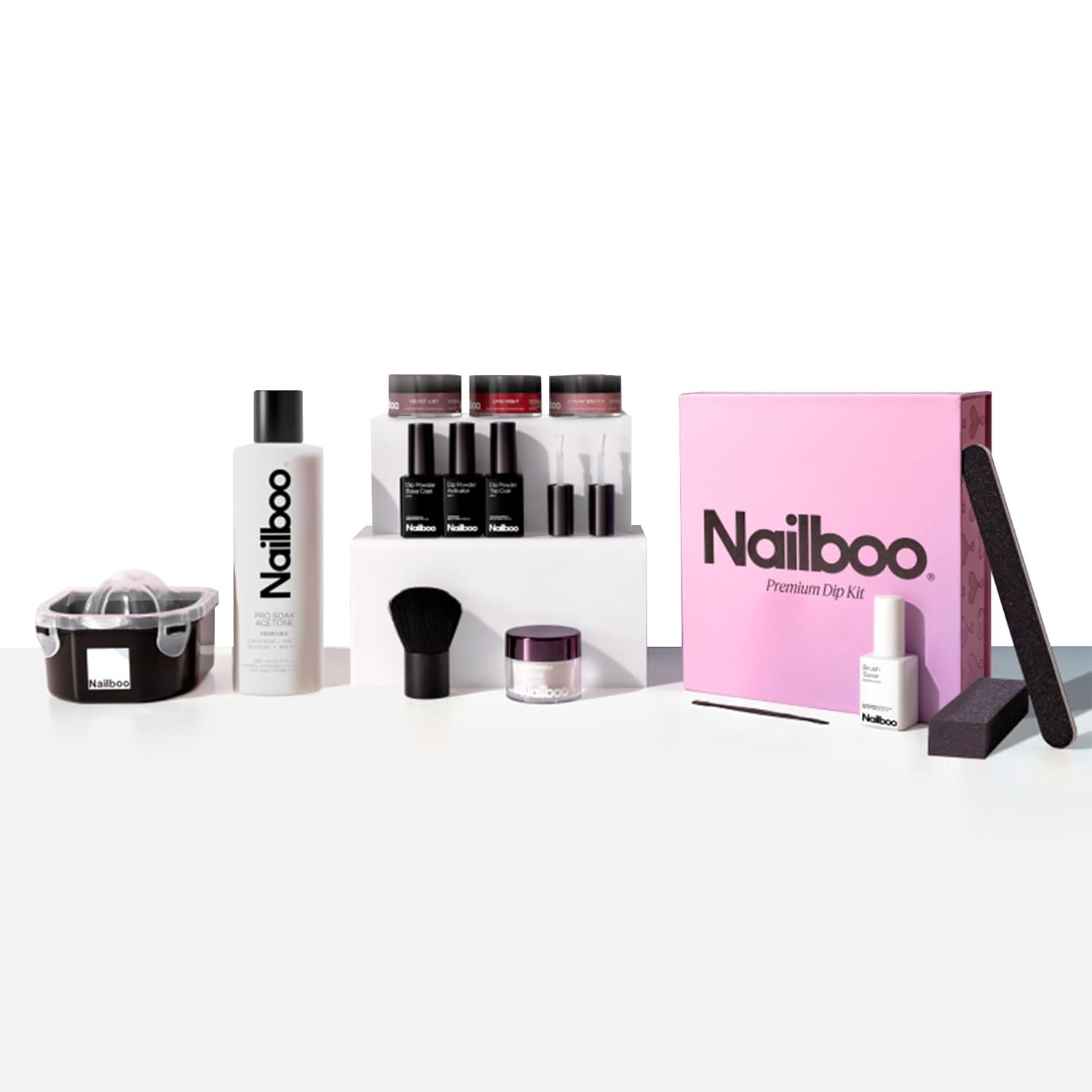 Nailboo Dip Powder Nail Kit for Salon-Quality Nails at Home