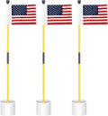 Golf Flagstick Mini Practice Kit - Portable Putting Hole Combo