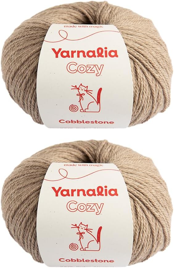 Cozy Yarn - Worsted Weight Ultra-Soft Baby Alpaca 2-Pack