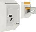 Drop Box Deposit Safe 10 x 4 x 16 Slim Wall Mailbox - Heavy Duty