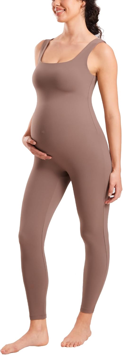 Maternity Jumpsuit Workout Romper for Pregnancy by MOMANDA