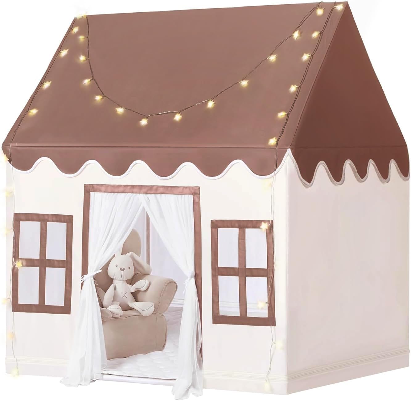 Wilwolfer Play Tent for Kids Indoor - Cozy Toddler Playhouse