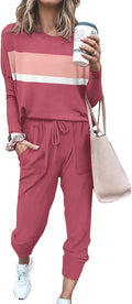 Bofell Lounge Sets for Women Two Piece Travel Outfits Sweatsuits