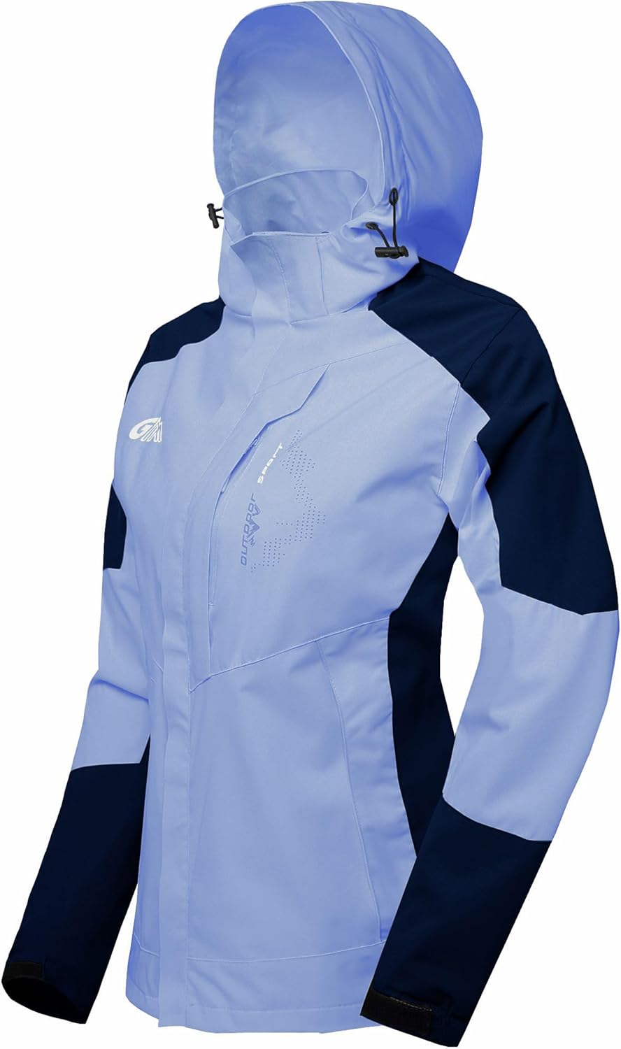 Women's Rain Jackets Waterproof Lightweight Windbreaker for Outdoor