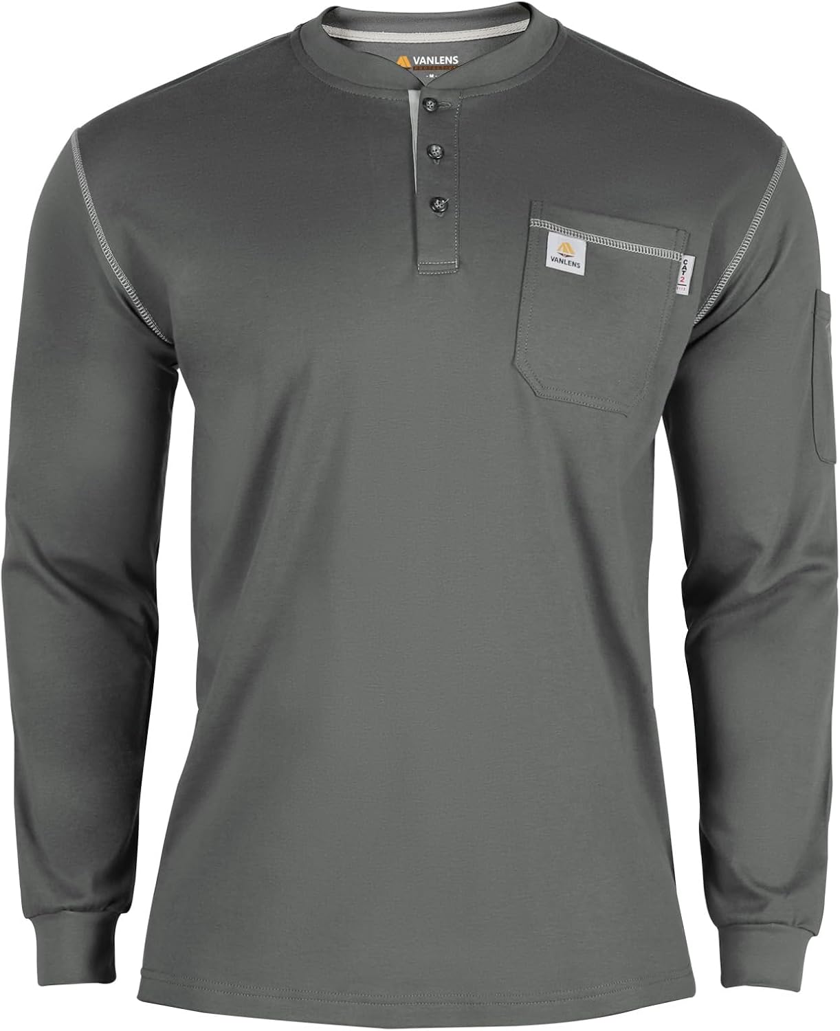FR Shirts for Men CAT2 HRC2 Flame Resistant Long Sleeve Wear