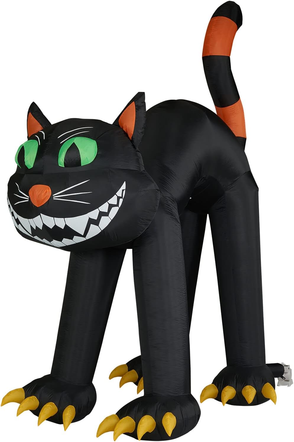 Haunted Hill Farm 10-ft Black Cat Inflatable for Halloween Fun