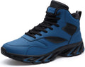 Men's Stylish High Top Athletic-Inspired Sneakers - Comfortable