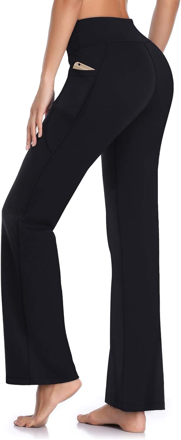 HISKYWIN Tummy Control Yoga Pants