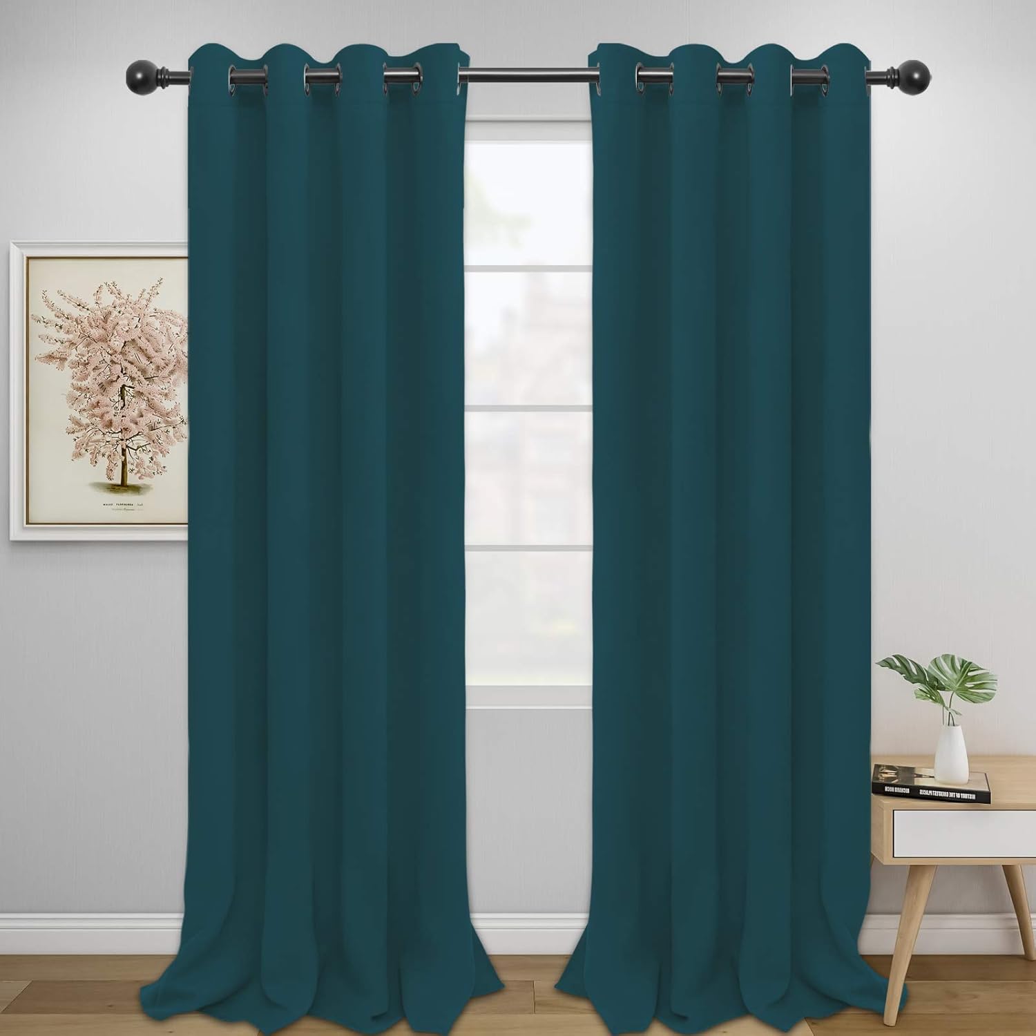 Easy-Going Blackout Curtains for Bedroom and Living Room Use