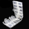 OriGlam Premium 20 Compartments Tackle Box - Clear, Durable Organizer