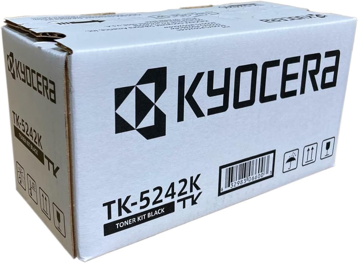 KYOCERA TK-5242K Black Toner Cartridge for M5526cdw Printers