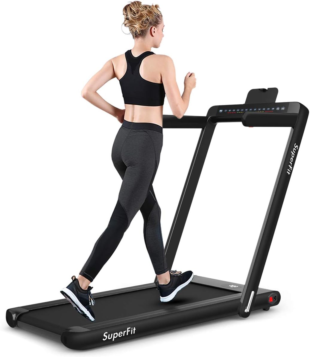Compact GYMAX Walking Pad: Easy Home Fitness
