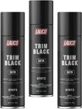 LAUCO Trim Black Satin 13 oz Pack of 3 - Durable Satin Finish