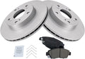 Front Brake Pad & Rotor Kit - Ceramic G-Coated OE Fit