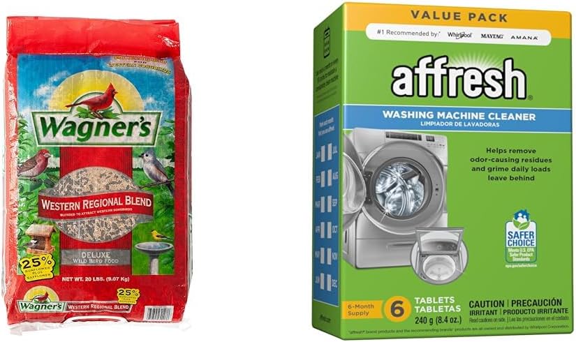 Wagner's Wild Bird Food & Affresh Washer Cleaner Bundle: Clean & Nourish