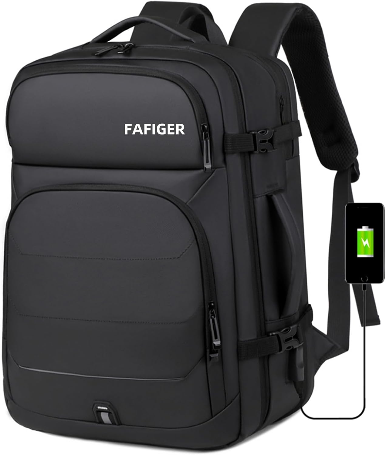 Travel Backpack for Men & Women - 40L Expandable Carry-On