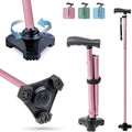 HurryCane Freedom Edition Foldable Walking Cane with T