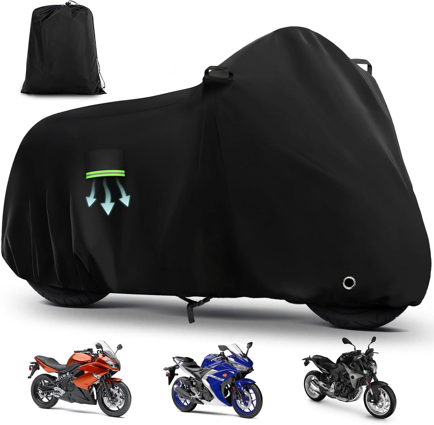Motorcycle Cover Waterproof for Kawasaki Ninja and Yamaha R1