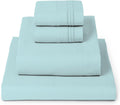 Full Sheet Set Aqua - Mellanni 4 PC Iconic Bedding