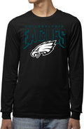 NFL Junk Food Bold Logo Long Sleeve T-Shirt - Comfortable Game Day Tee
