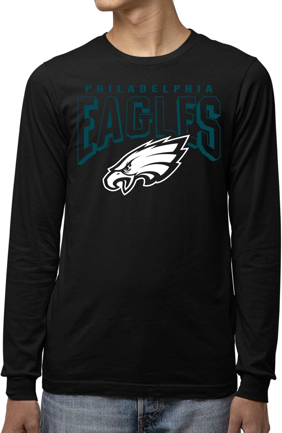 NFL Philadelphia Eagles Long Sleeve Fan Shirt for All Fans