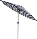 Sunnyglade 9ft Solar 24 LED Lighted Umbrella with Crank Lift - Patio