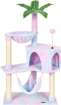 KIYUMI Cat Tree Tower Condo with Hammock Perch - Multi-Level Play