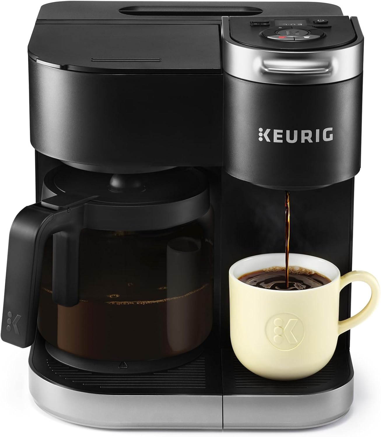 Keurig K-Duo Coffee Maker: Brew Cups & Carafes Effortlessly