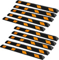 ZONETECH Large Heavy Duty Rubber Parking Curb for Vehicles