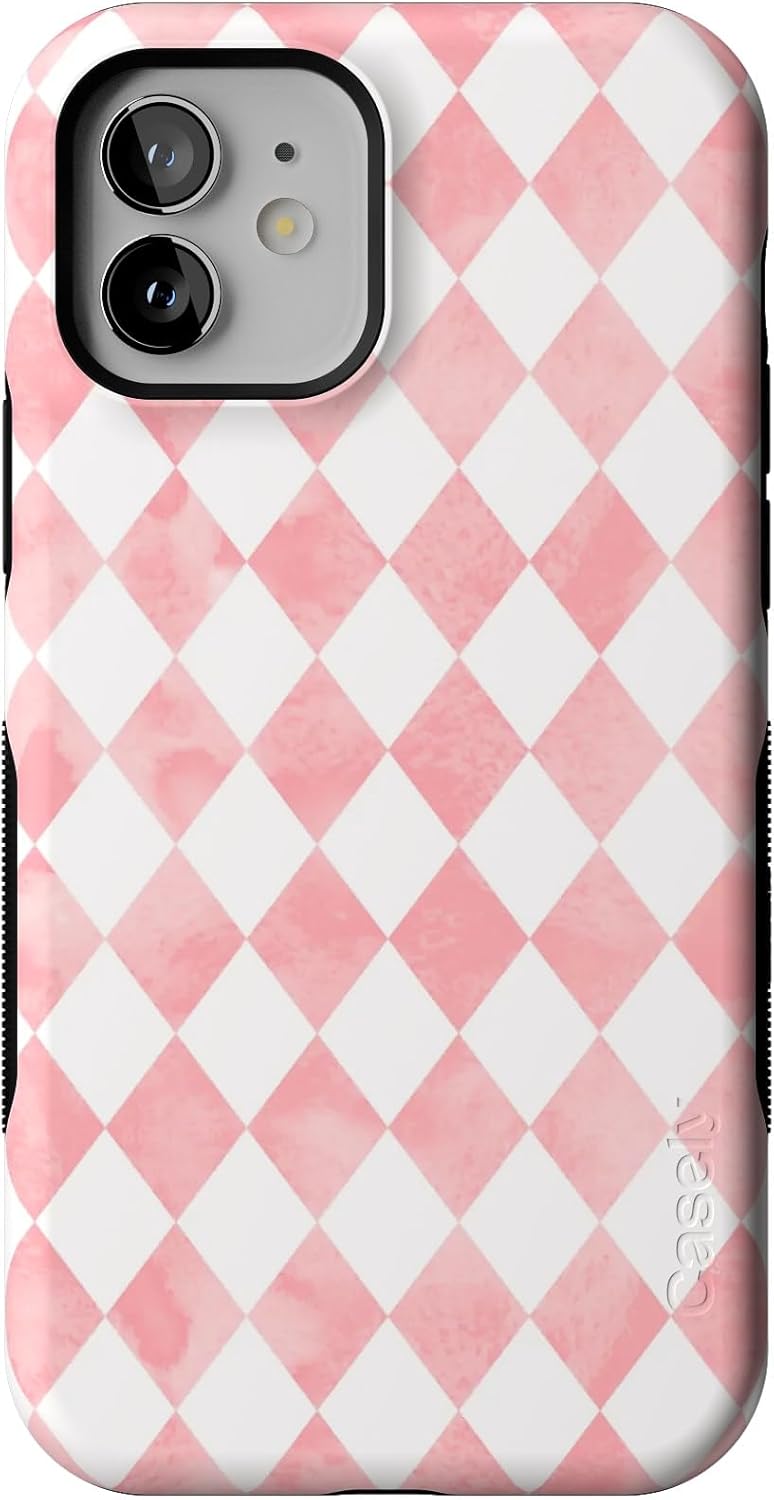 Bold Protective Case Design for iPhone 12/12 Pro - Queen of Diamonds