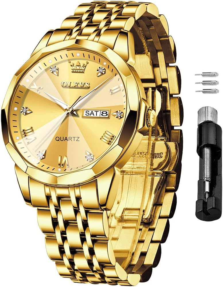 OLEVS Luxury Business Diamond Watch