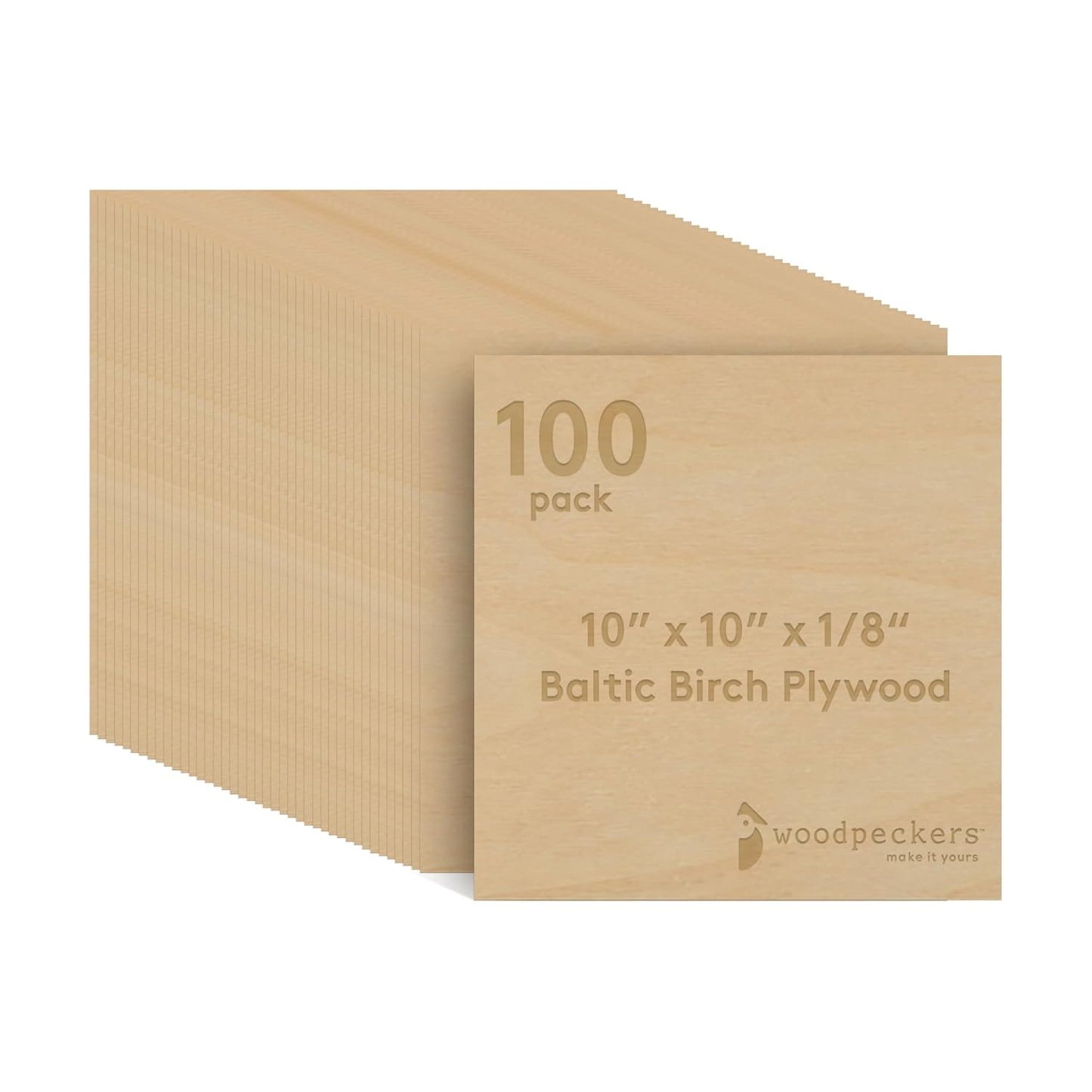 Baltic Birch Plywood Sheets for Crafting and Wood Burning Projects