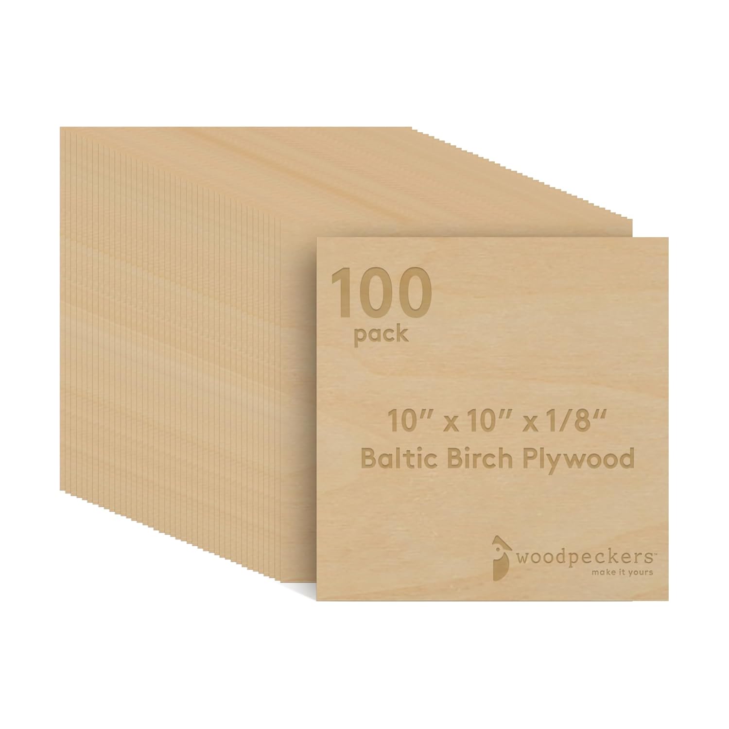 Baltic Birch Plywood Sheets for Crafting and Wood Burning Projects