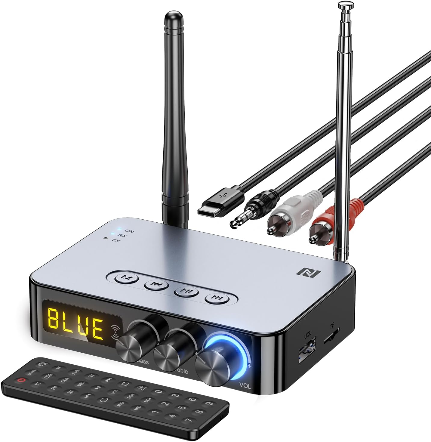Wireless Audio Receiver with Remote - Enhance Your Sound!