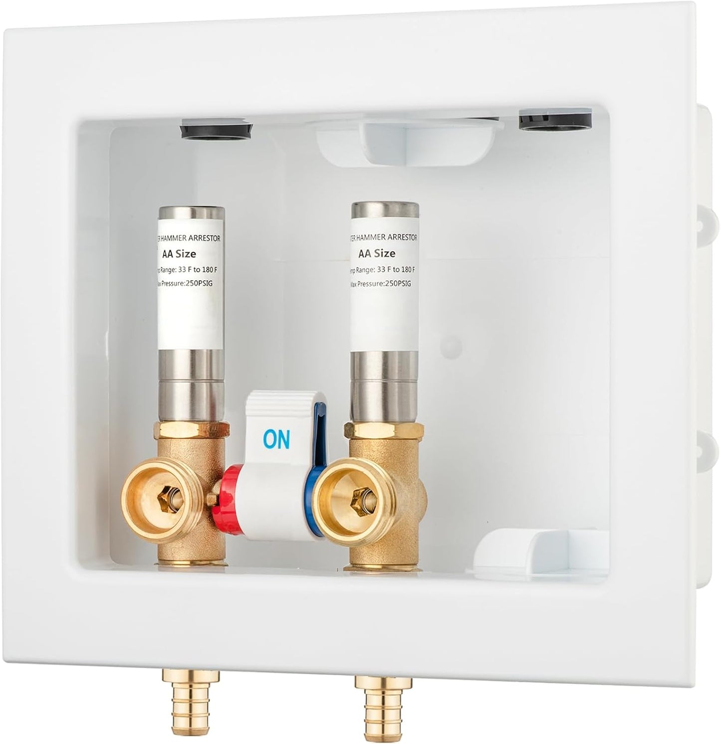 Lidertik Washing Machine Outlet Box with Crimp PEX-B Valve