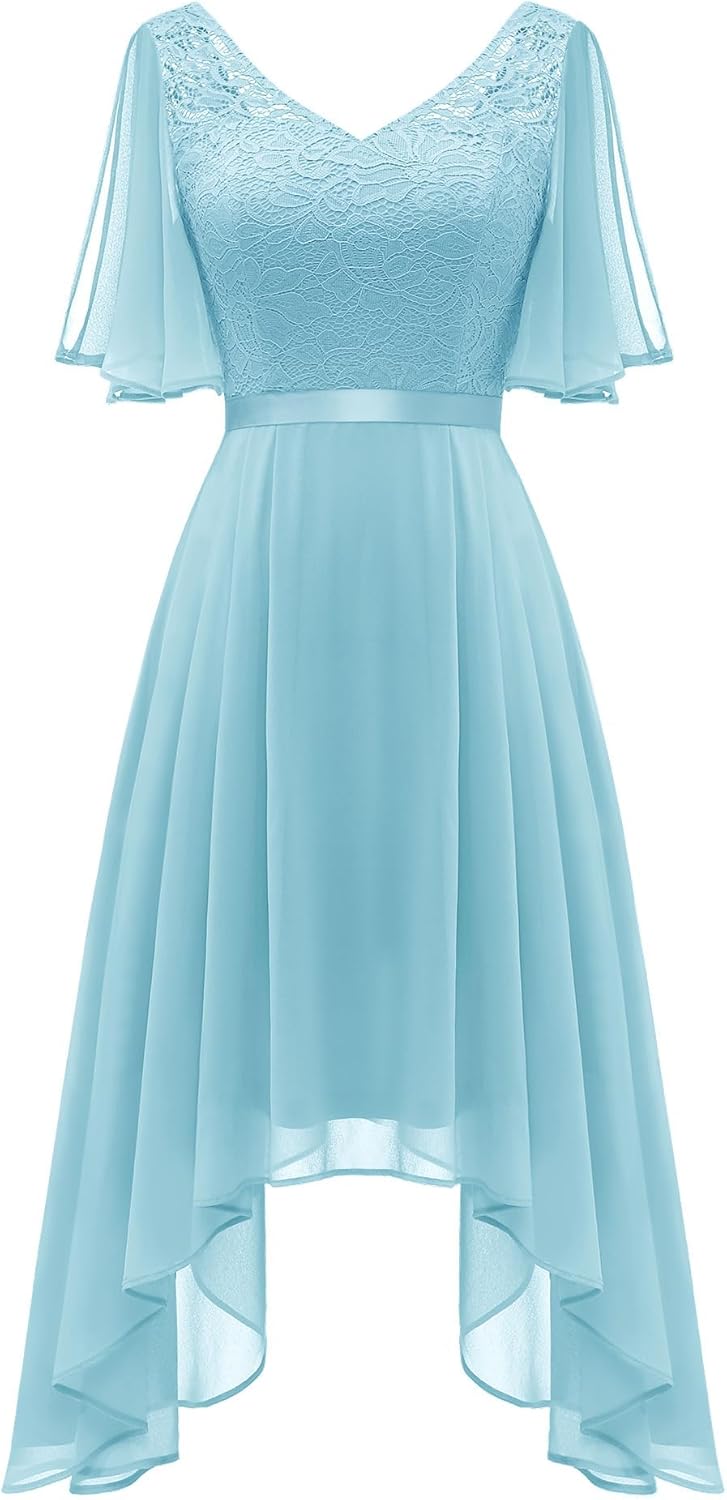 BeryLove Homecoming Cocktail Formal Party Dress for Weddings