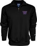 Washington Huskies Quarter Zip Sweatshirt - Cozy Team Layer