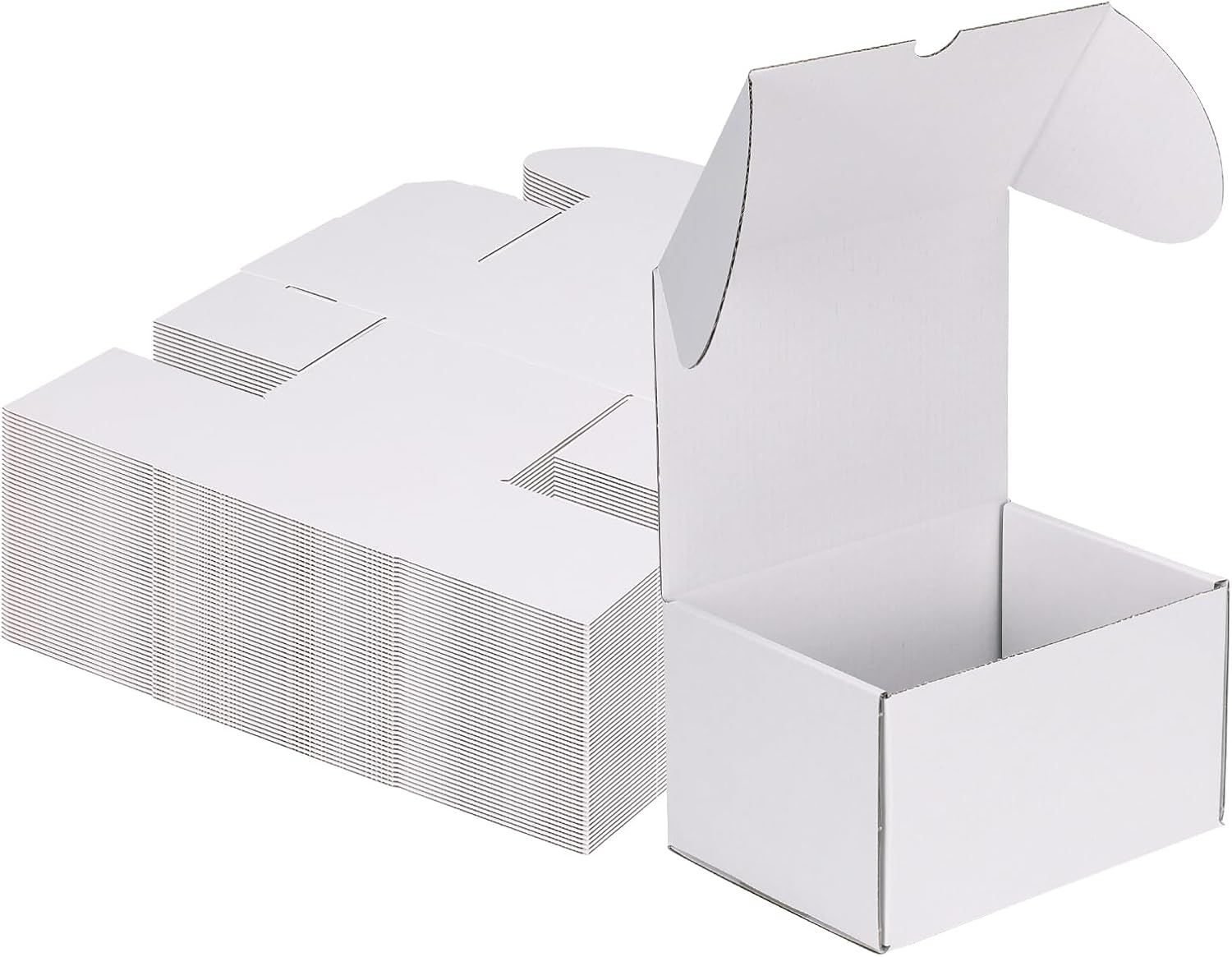 MEBRUDY 7x5x4 Inch Shipping Boxes Pack of 50 for Mailing