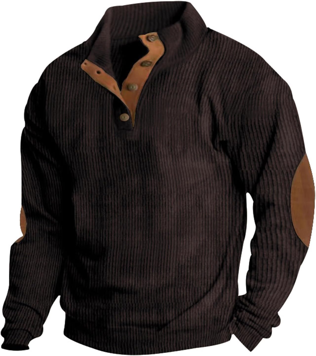 Cozy Corduroy Sweater with Elbow Patches