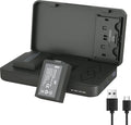 LP NP-FW50 Battery Pack and Portable Charger - Dual Backup for Sony