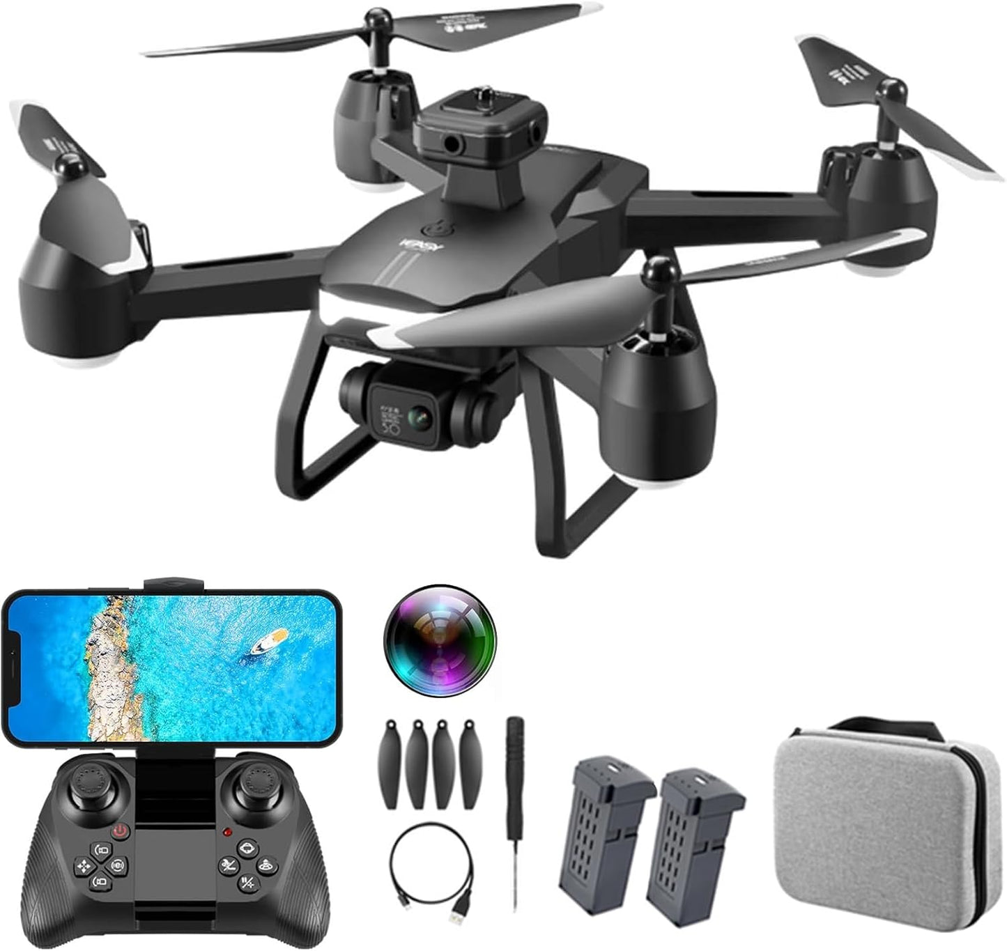 Hylukon 6K Camera Drone: Obstacle Avoidance, Gesture Photography