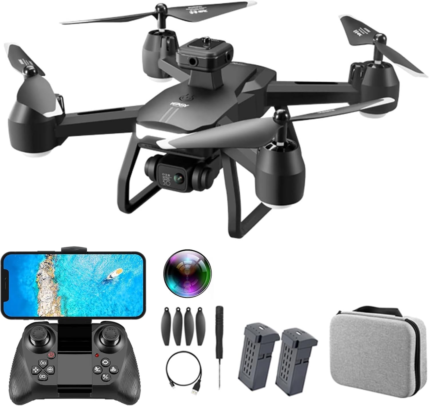 Hylukon 6K Camera Drone: Obstacle Avoidance, Gesture Photography