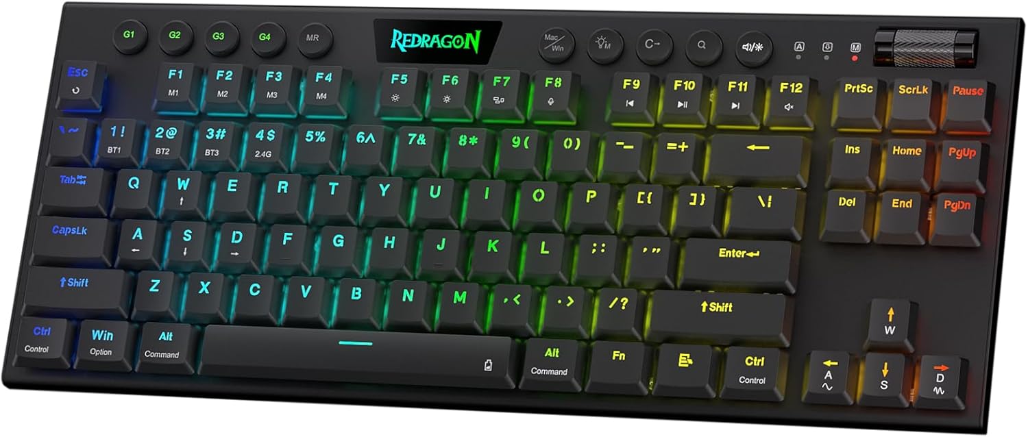 Redragon K621 Horus TKL Wireless RGB Mechanical Keyboard Review