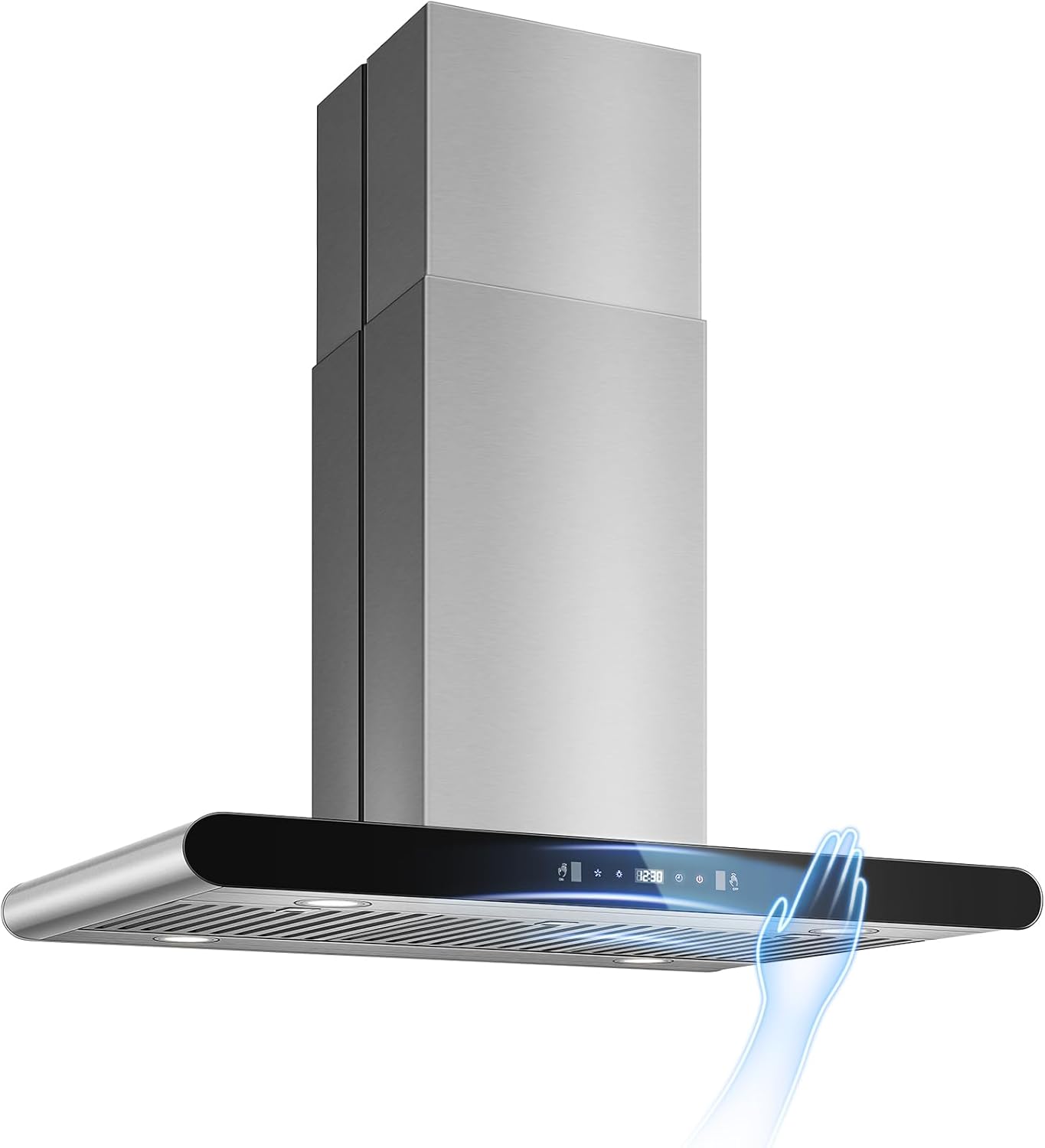 Tiesay Island Range Hood 36 Inch with 700 CFM Powerful Suction