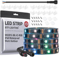 IP68 Waterproof WS2815 RGB LED Strip 12V 16.4ft - Outdoor Ready