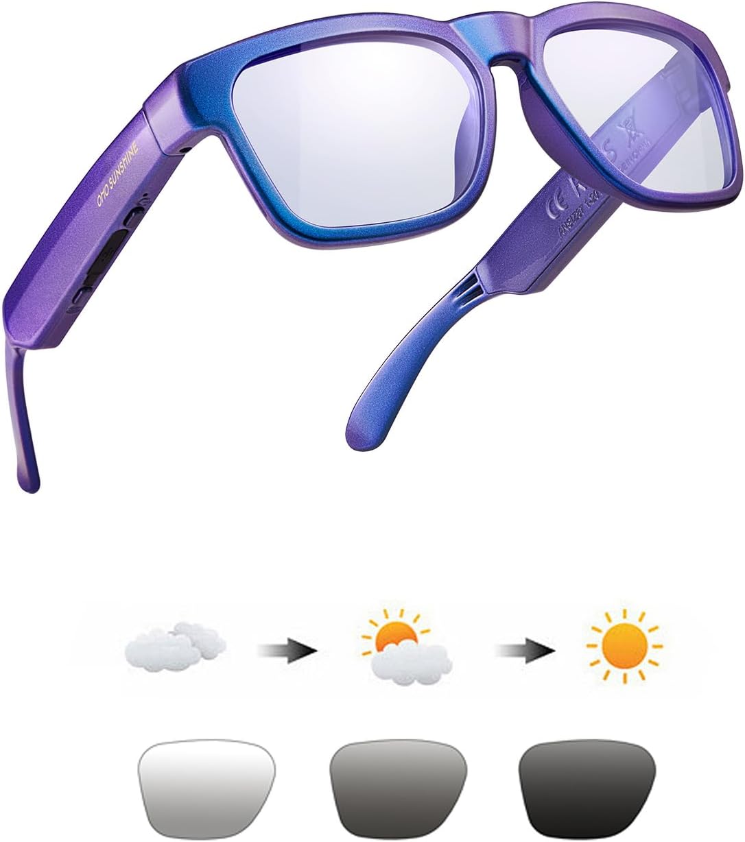 OhO Smart Glasses with Bluetooth Speaker for Outdoor Fun