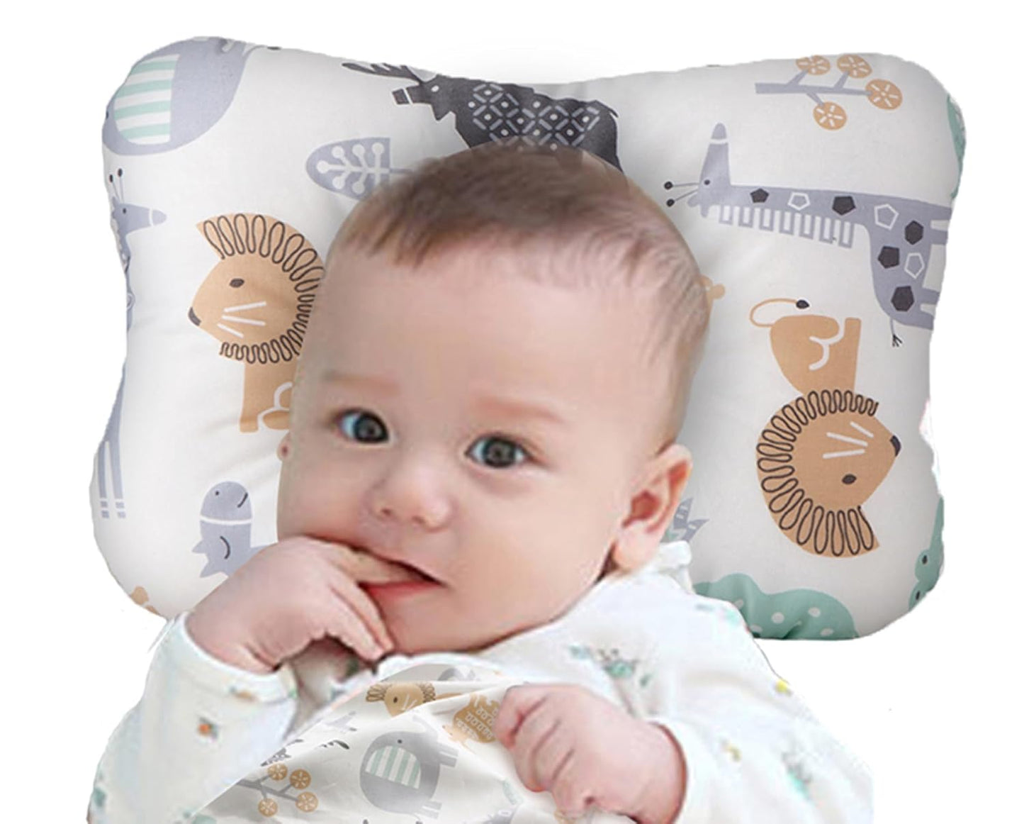 Soft Hypoallergenic Baby Head & Neck Support for Comfort